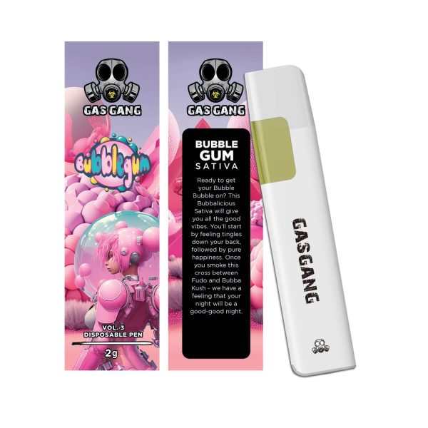 gas gang 2 ml bubble gum