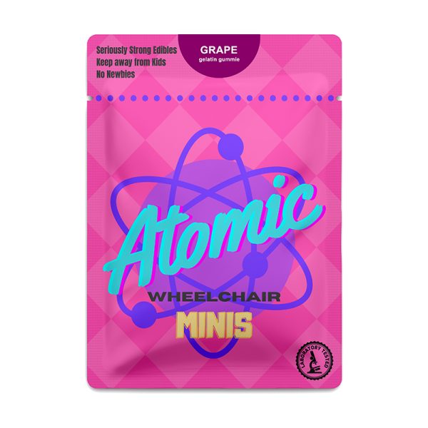 ATOMIC WHEELCHAIR grape – 1200MG THC GUMMIES