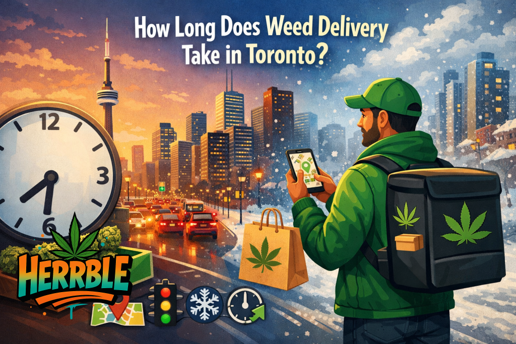 how long does weed delivery take Toronto