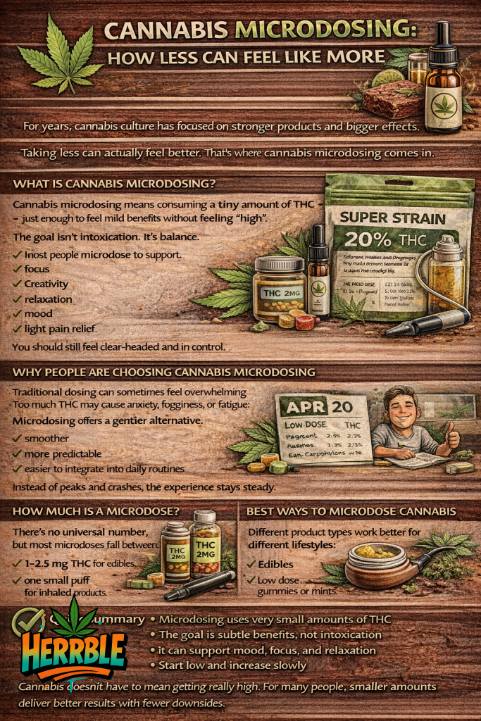 cannabis microdosing