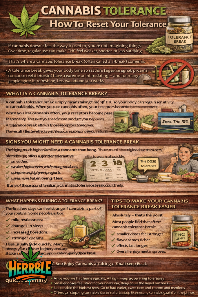 cannabis tolerance break