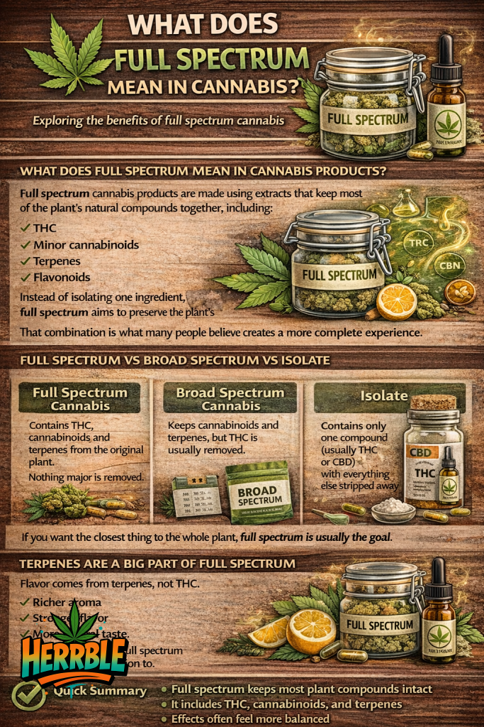 what does full spectrum mean in cannabis
