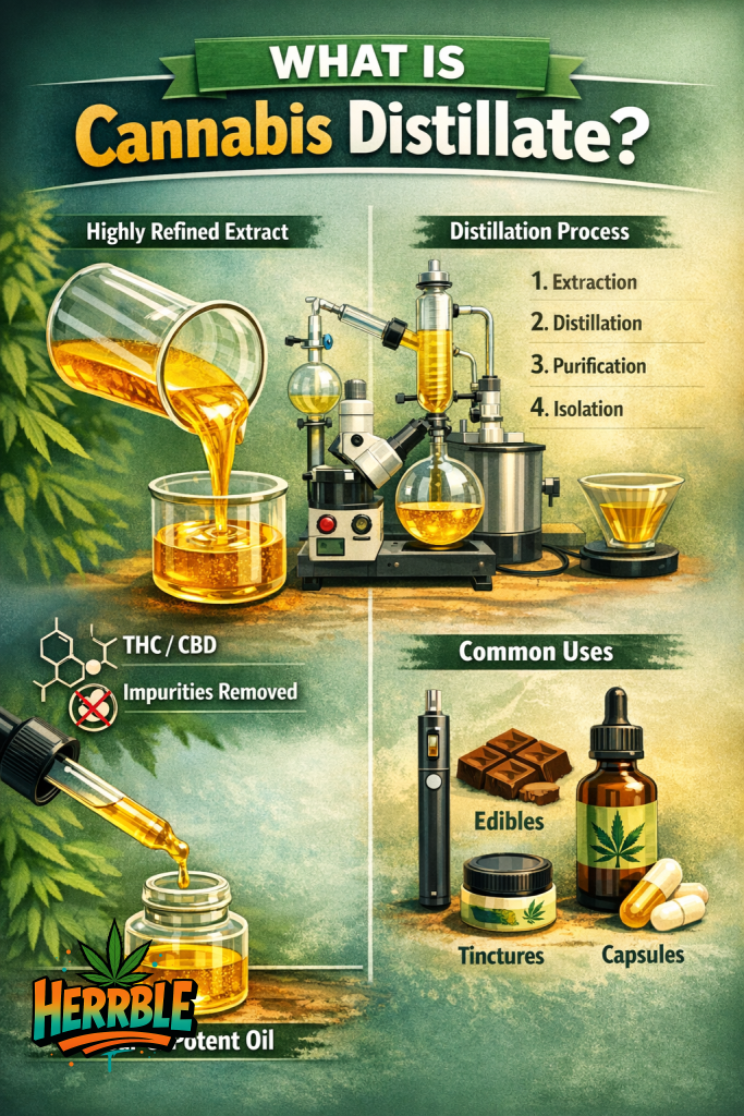 what is cannabis distillate