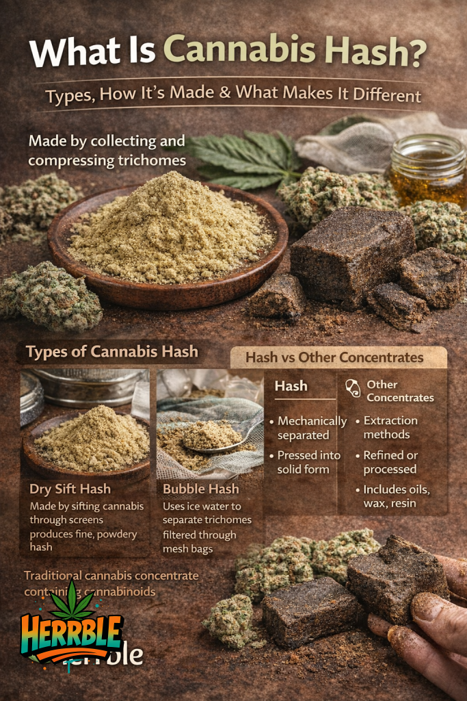 what is cannabis hash